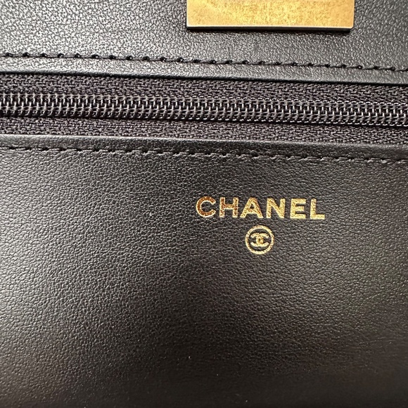 Chanel Black 2.55 Wallet on Chain WOC Full Set pristine condition - Picture 4 of 17